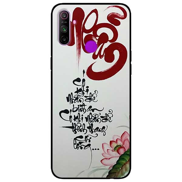 Ốp lưng dành cho Realme C3 mẫu Thư Pháp NHẪN