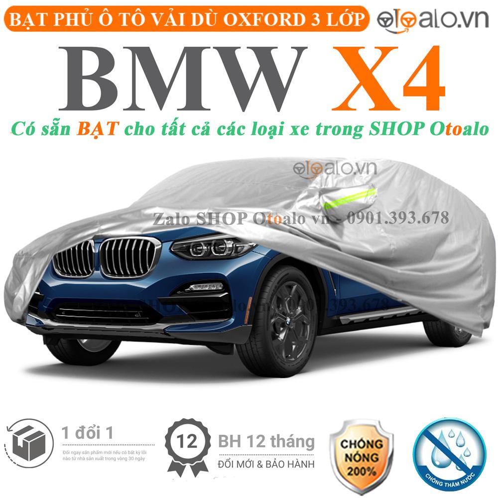 Bạt che phủ xe ô tô BMW X4 vải dù 3 lớp CAO CẤP BPXOT - OTOALO