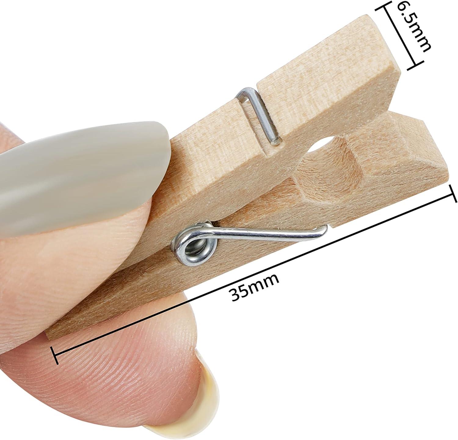 40 x 92 cm - Móc Treo Ảnh Treo Tường 25 Ảnh Kèm 25 Kẹp Gỗ - Khung Ảnh Treo Tường Kèm Dây Dùng Cho Ảnh, Ảnh Ghép, Trang Trí, Tranh Ảnh/Sáng Tạo