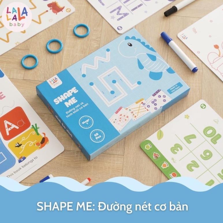 Đồ chơi giáo dục sớm montessori thẻ học flashcard bé viết tập vẽ tập tô màu thông minh xóa được made in việt nam