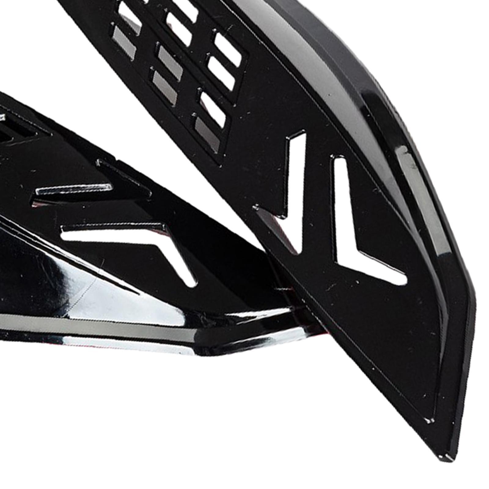 Motorcycle Ears Protective Decorative Parts Black