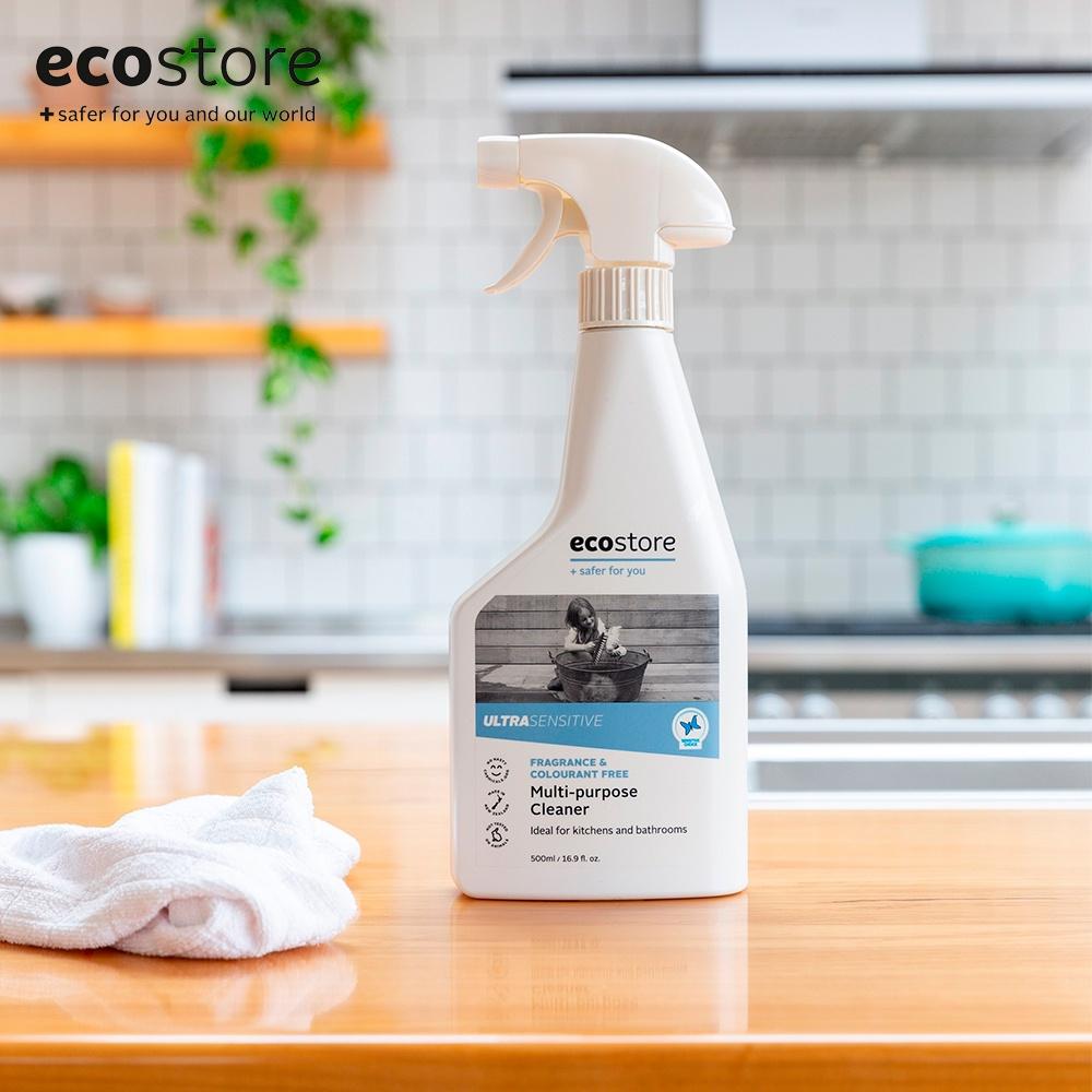 Ecostore Nước tẩy rửa đa năng dành cho da nhạy càm gốc thực vật 500ml (Ultra Sensitive Multi-Purpose Cleaner)