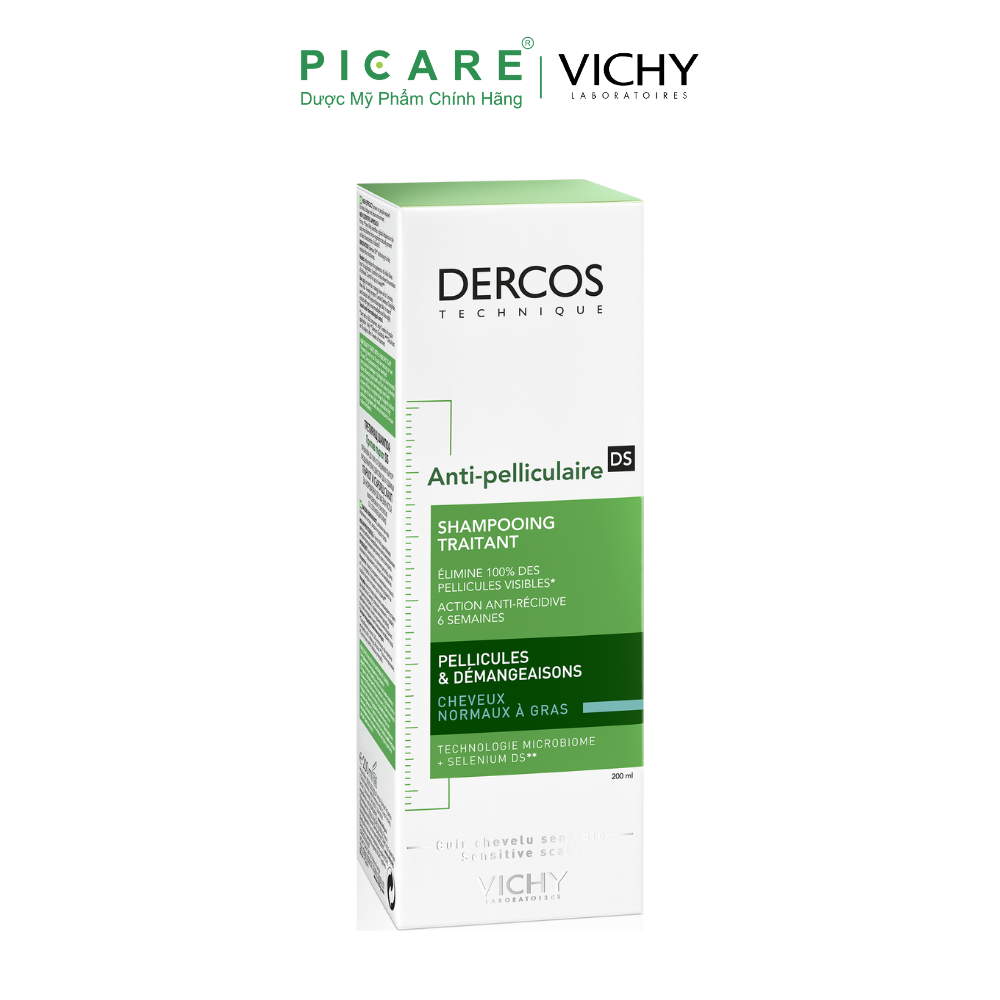 DẦU GỘI CHO TÓC DẦU DERCOS OIL CONTROL VICHY 200ml