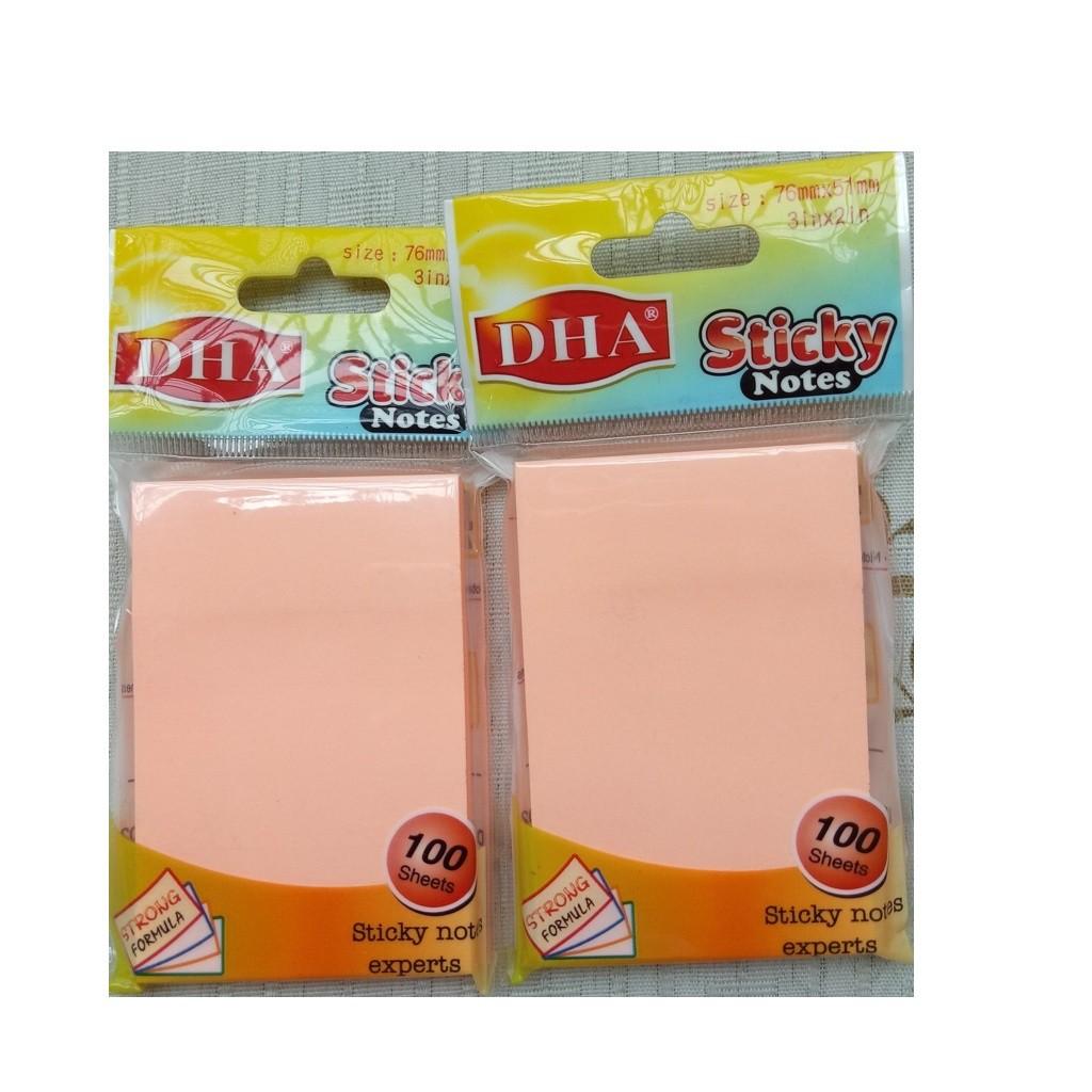 Giấy note màu dạ quang DH-9702 (size 2 x 3)-DHA