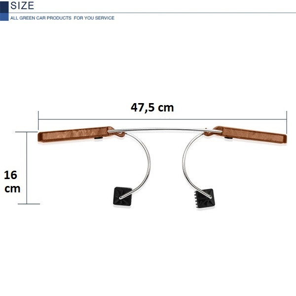 Móc treo áo sau ghế chuyên dụng trong xe hơi Full Size