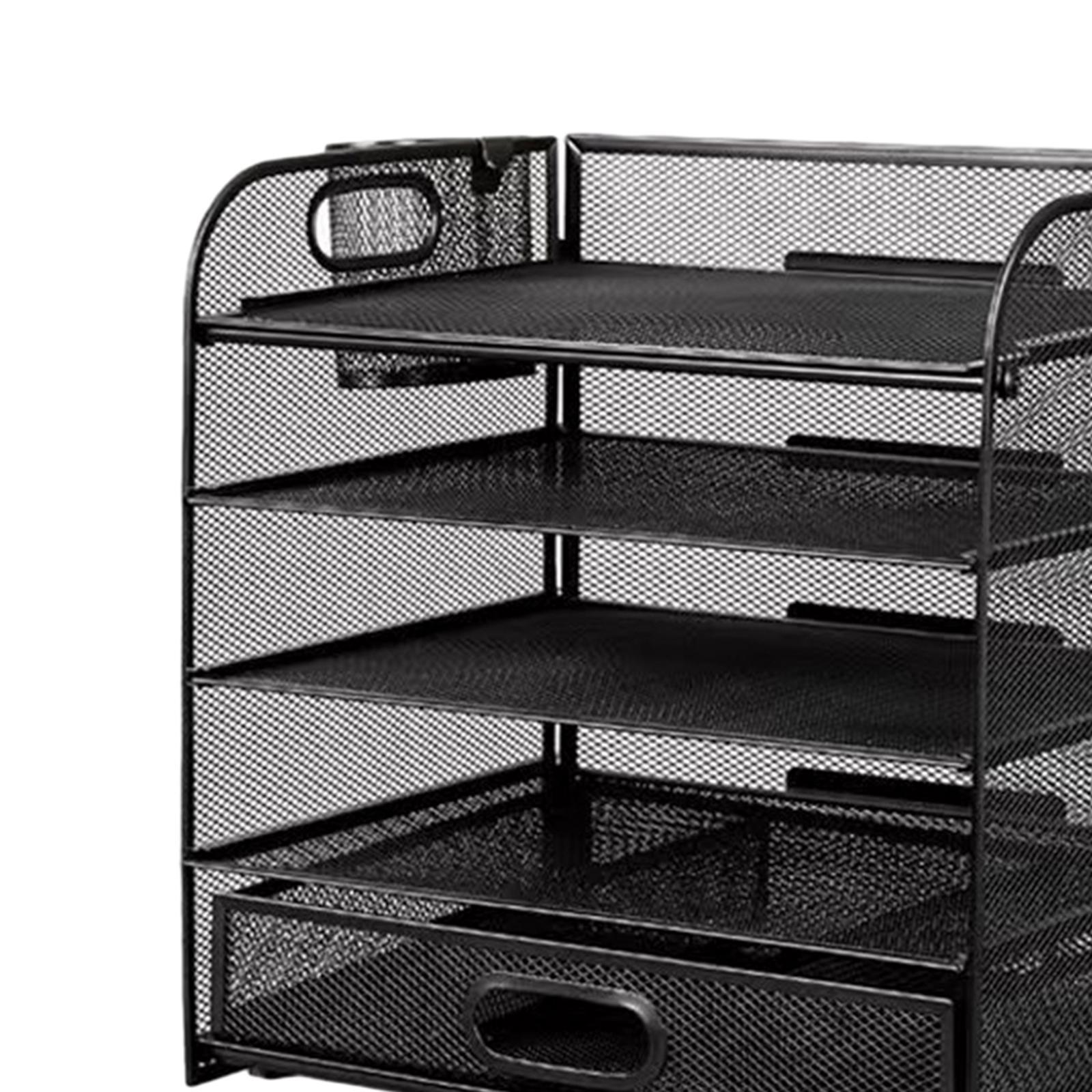 Mesh File Letter Tray Letter Tray Paper Organizer for Home Office Stationery