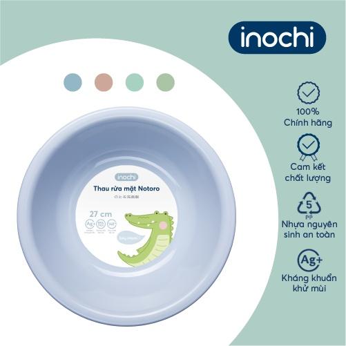 Thau rửa mặt Inochi -NOTORO 27 cm Màu sắc: Trắng ngọc, hồng nhạt, xanh nhạt