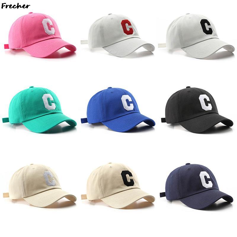 C Thư bóng chày mũ phụ nữ Mũ phố Hip Hop Hat unisex Cotton TENAGER ThROMODERY Bóng rổ Mũ bóng đá 2022 Color: WT2 Size: 56-60CM