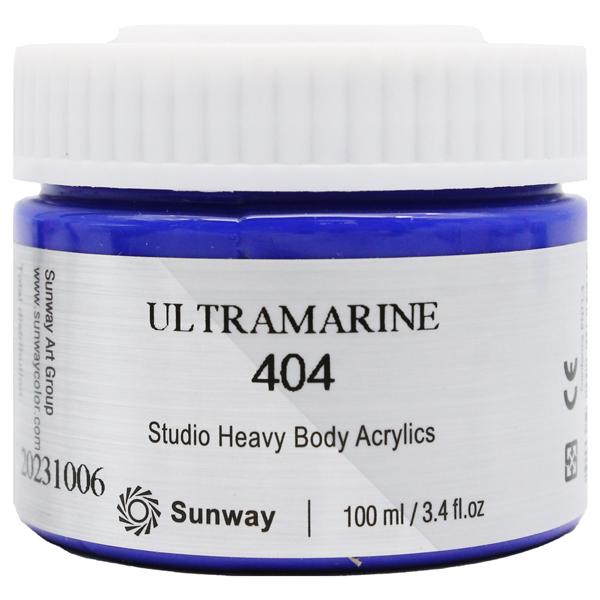 Tuýp Màu Vẽ Acrylic 100 ml - Sunway No.404 - Ultramarine
