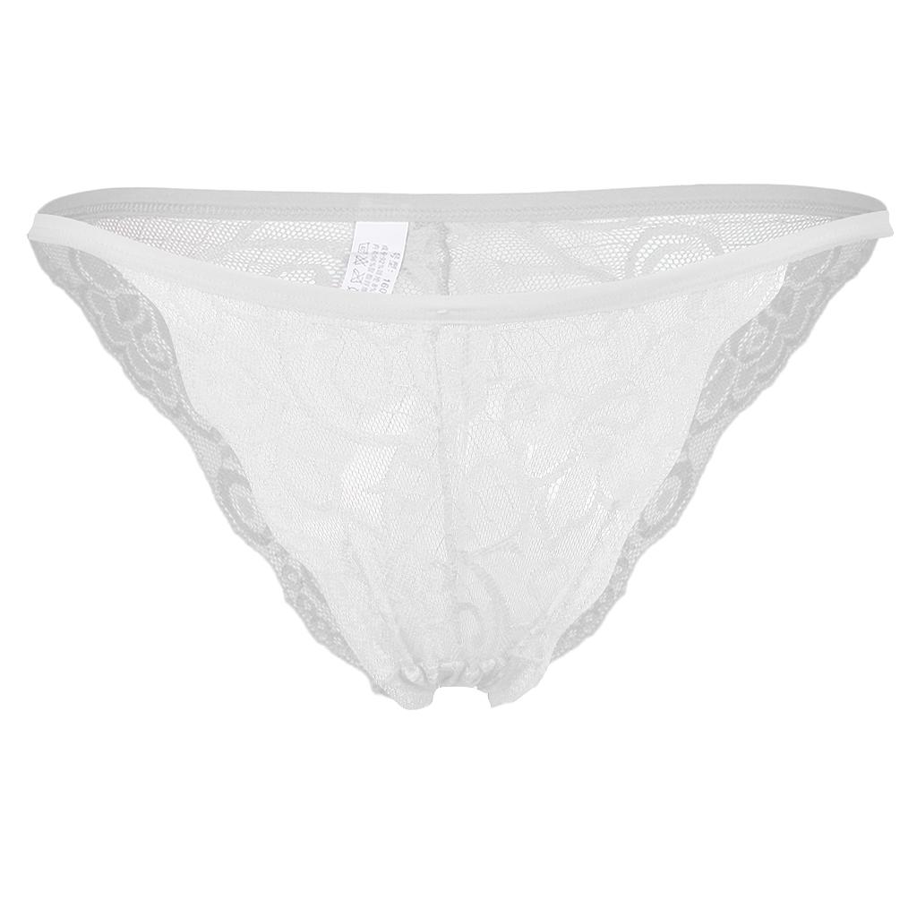 Women Sheer Lace Flower Thongs Ladies Underwear Panties Briefs Intimate Lingerie Underpants