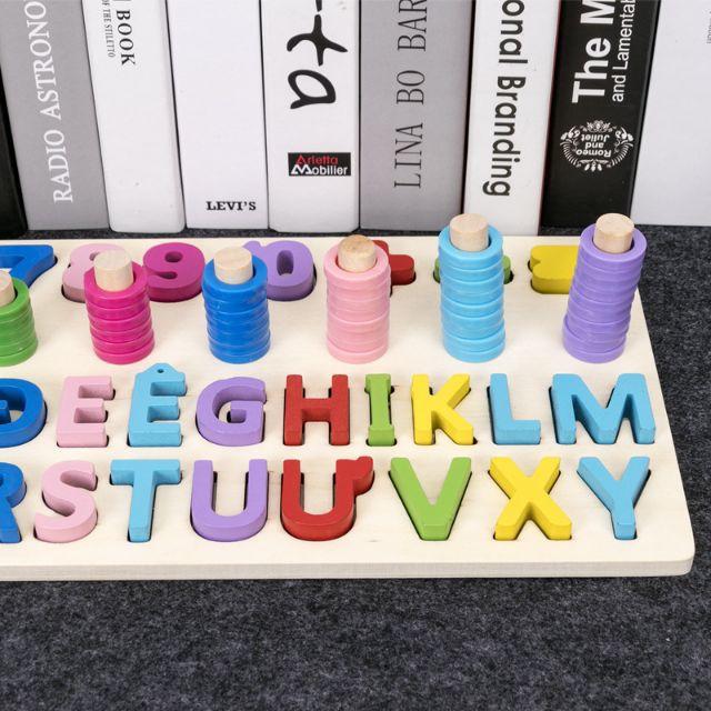 BỘ MONTESSORY PHÂN BIỆT MÀU SẮC, SỐ HỌC, CHỮ CÁI