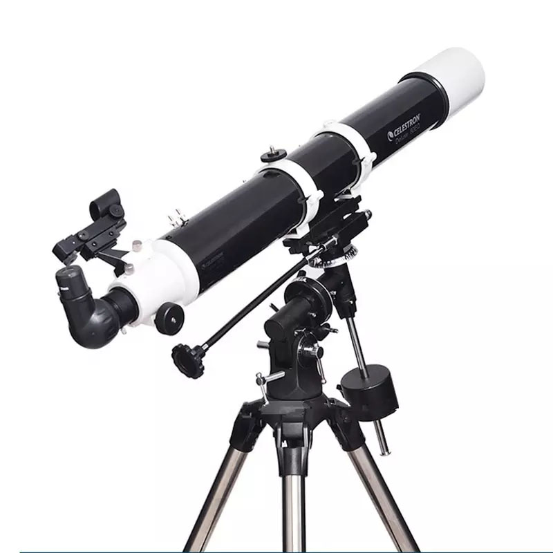 Kính thiên văn Celestron Deluxe 80EQ độ phóng đại 675 lần, hàng chính hãng, chân thép chắc chắn