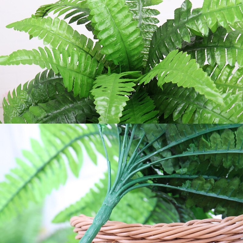 Dương xỉ trang trí - Dài 25cm - Đường kính 50cm - Cây giả, hoa lụa Decor trang trí nhà cửa