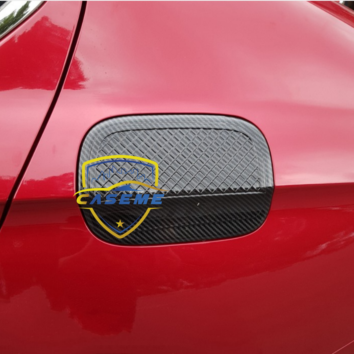 Ốp Nắp Bình Xăng Vân Carbon Dành Cho Xe Honda City 2021 Cao Cấp