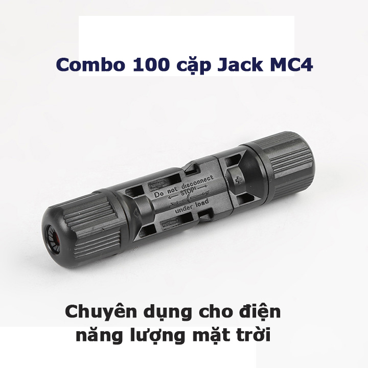 Jack kết nối MC4 cút nối chuyên dụng cho cáp năng lượng mặt trời