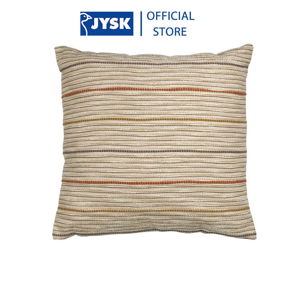 Gối trang trí | JYSK Marsfiol | cotton/polyester | họa tiết kẻ sọc | D45xR45cm