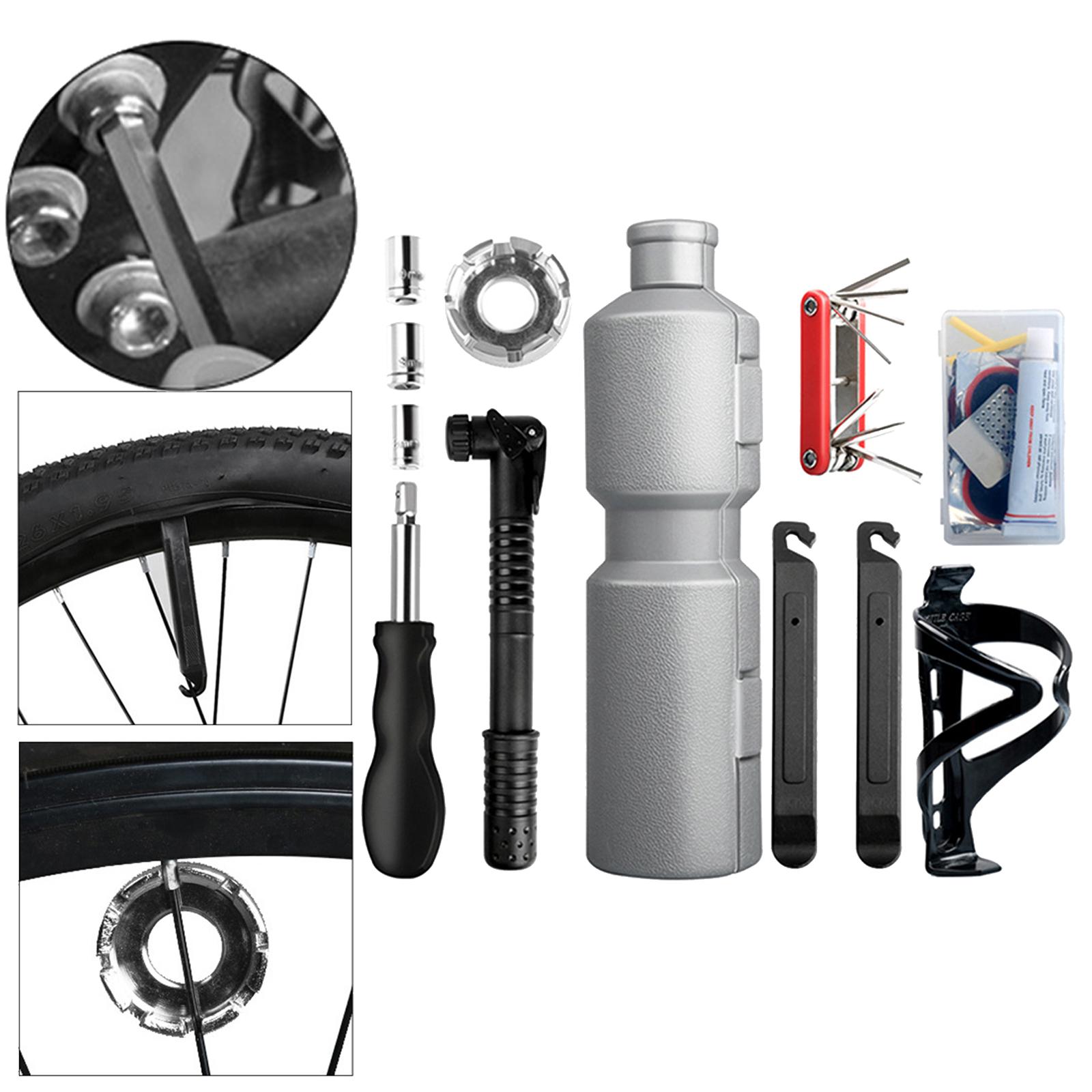 Bike Repair Tools Bicycle Key Wrench Tire Lever Fixed Set for Road Bikes