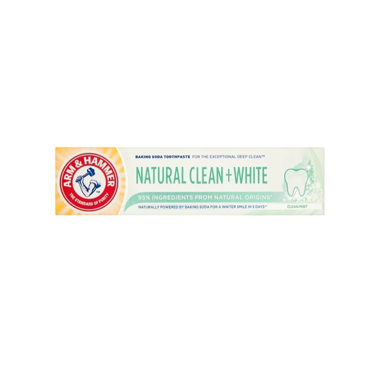 Kem đánh trắng răng Arm &amp; Hammer Natural Clean + White 75ml