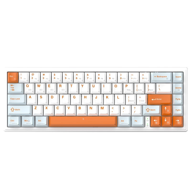 Bàn phím cơ không dây Monka 3067 pro - Hỗ trợ hotswap - LED RGB nhiều chế độ - Mạch xuôi - Hàng chính hãng