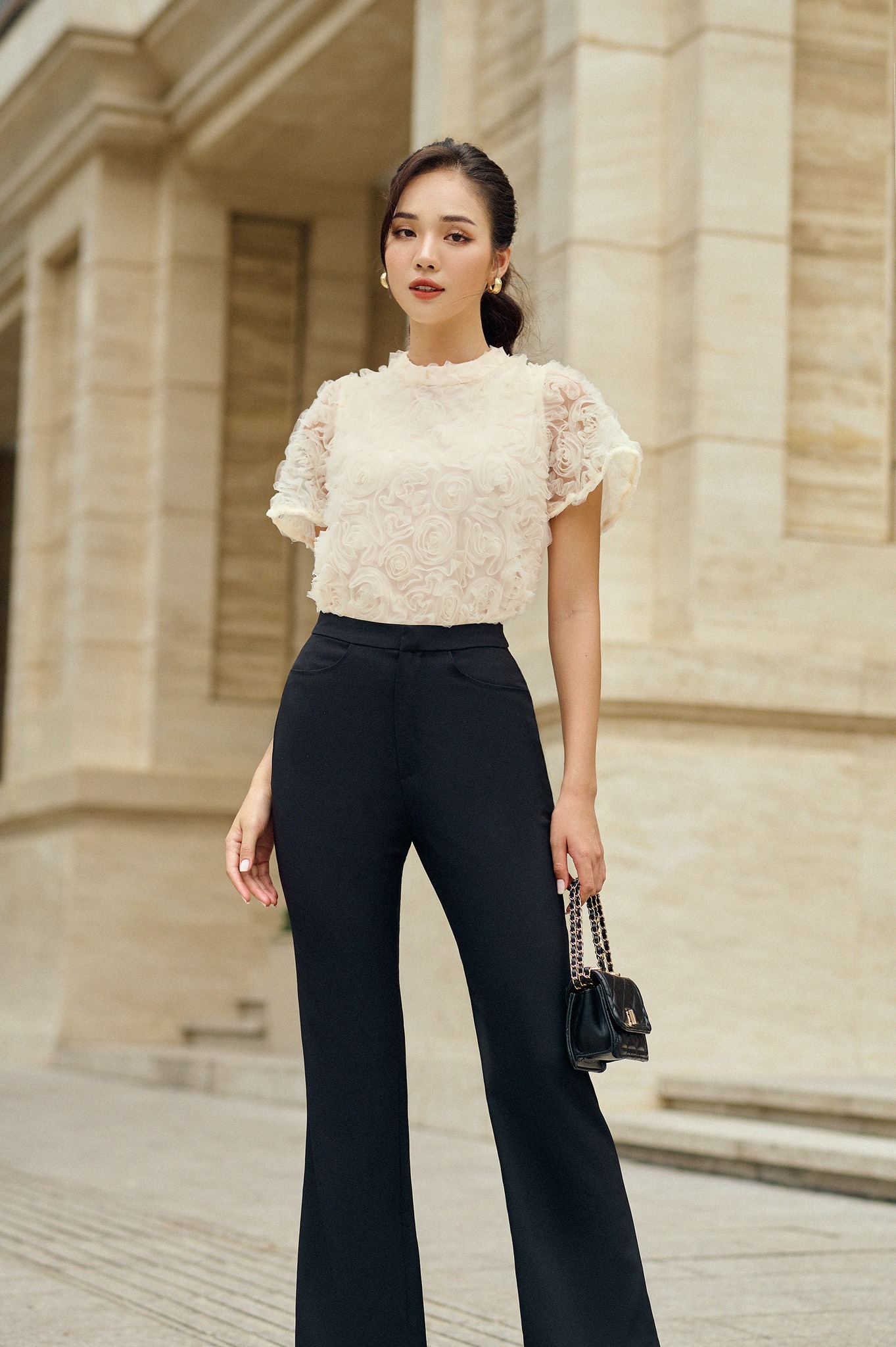 OLV - Áo Rosa Beige Top