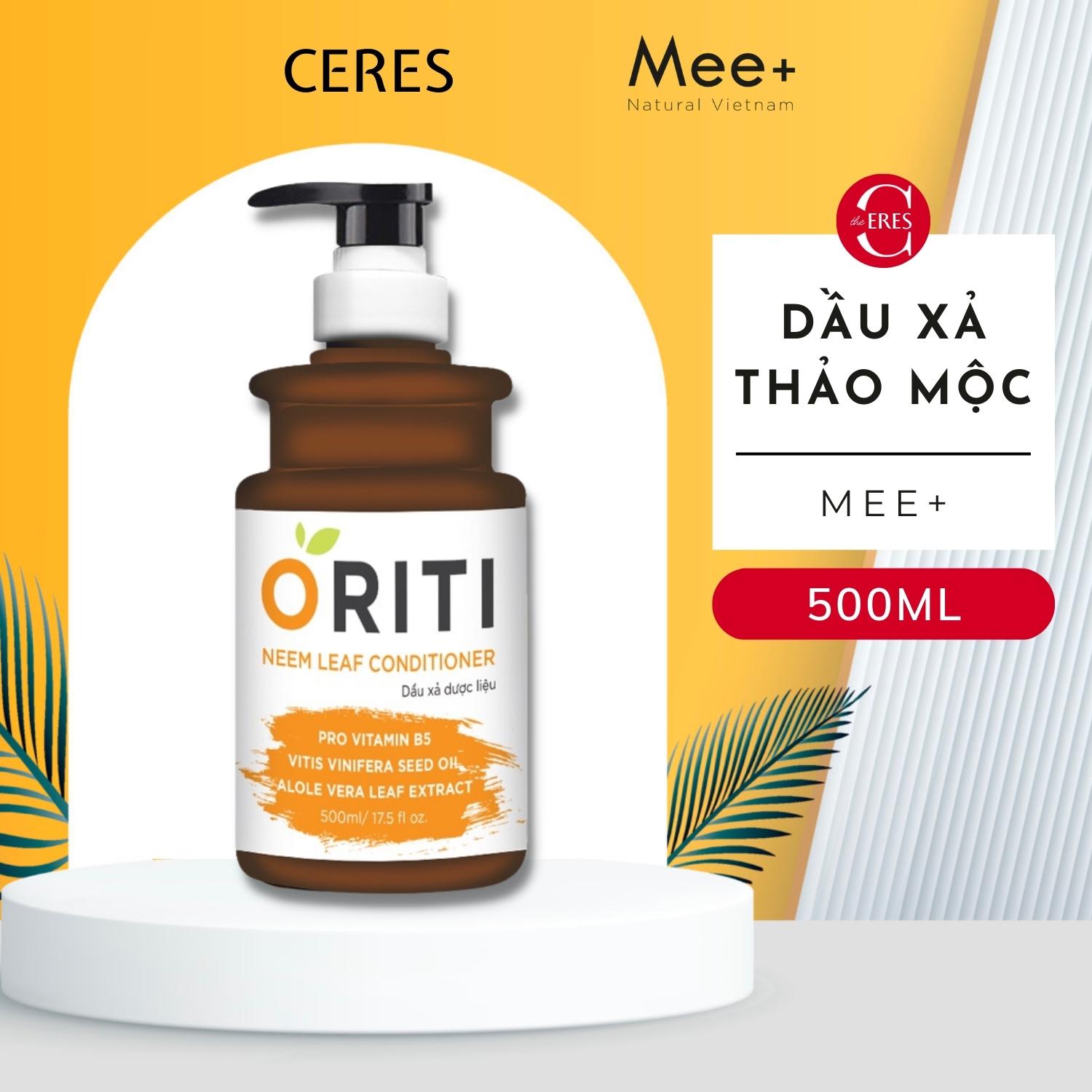 Dầu Xả Dưỡng Tóc Oriti Mee Natural Phục Hồi Ngăn Rụng Dưỡng Tóc Suôn Mượt 500ml