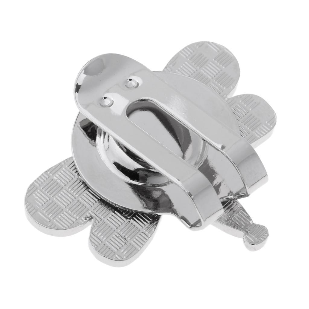 Alloy Golf Crystal Hat Cap Clip with Magnetic Detachable Ball Marker Crystal Dragonfly Shape for Ladies