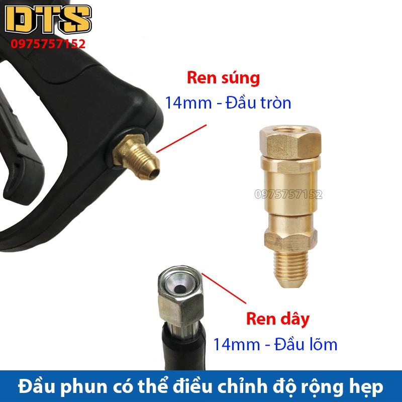 Khớp xoay chống xoắn dây phun xịt của máy rửa xe áp lực cao