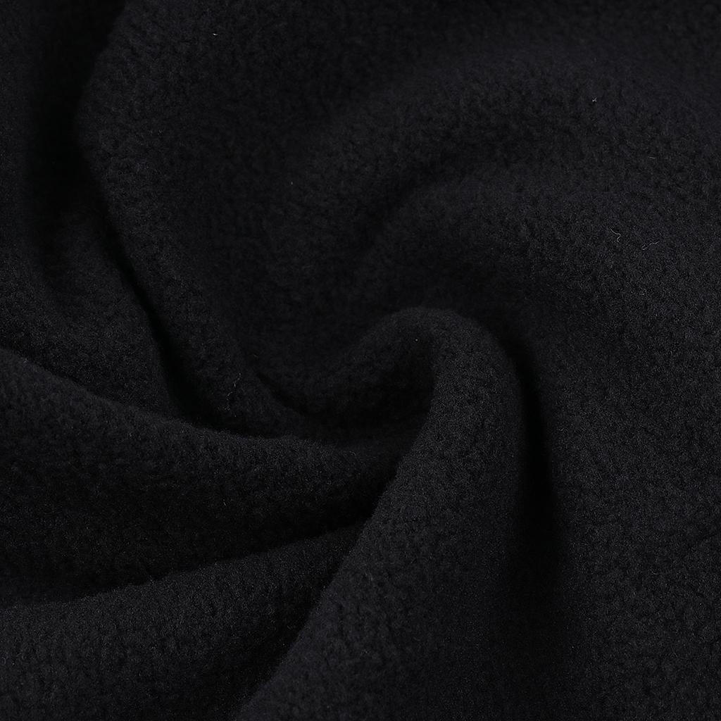 3 in 1 Snood Fleece Scarf Balaclava Neck Warmer Mask Beanie Hat Black