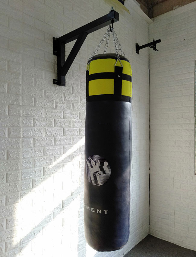 Bao Cát Đấm Bốc Nhồi Sẵn 3 Lớp 80cm Đại Nam Sport Kèm Xích Treo + Găng Đấm Bốc Cao Cấp