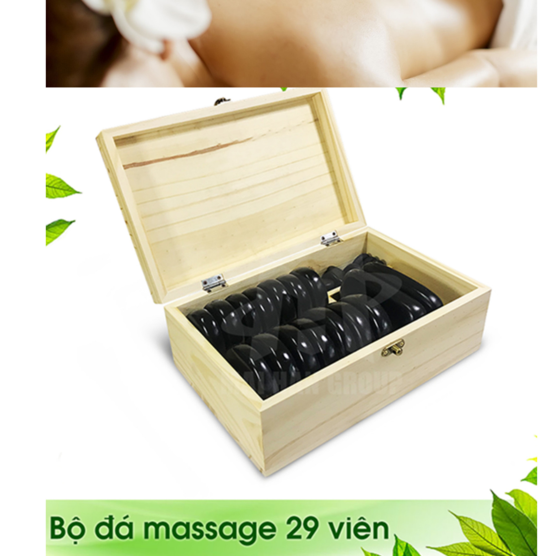 Bộ đá nóng massage Bazan 29 Viên Madala