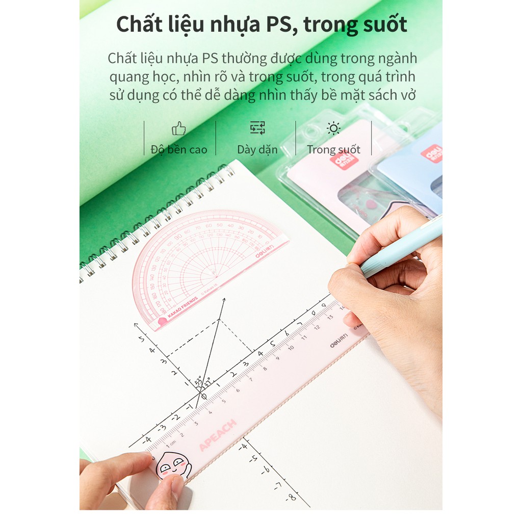 Thước Học Sinh Kakao Friends X Deli - 79521