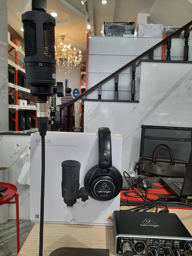 Microphone Thu Âm Behringer BX2020 - Large-diaphragm Condenser Microphone- Hàng Chính Hãng