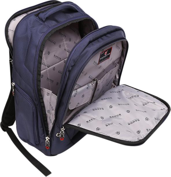 Balo Laptop Sakos SONIC i15 SBV105DBNG01 (33 x 45 cm) - Xanh Navy