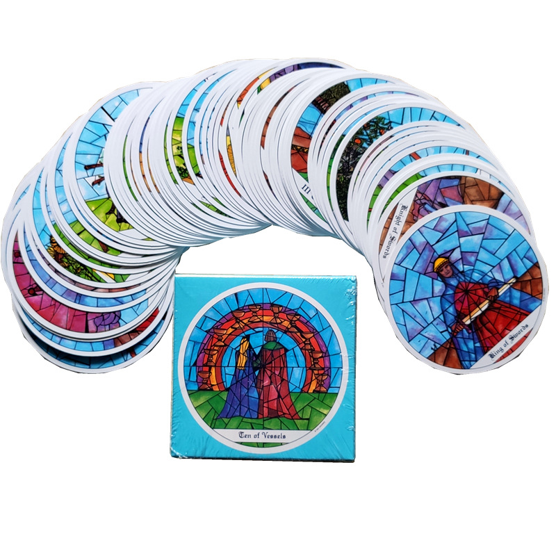 Combo Bộ Bài Bói Tarot Of The Cloisters Tarot Waite-Smith Cao Cấp Bản Đẹp và Khăn Trải Bàn Tarot