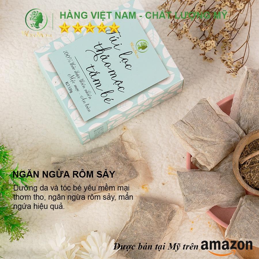 Túi Lọc Thảo Mộc Tắm Bé, Ngăn Ngừa Rôm Sẩy Wonmom