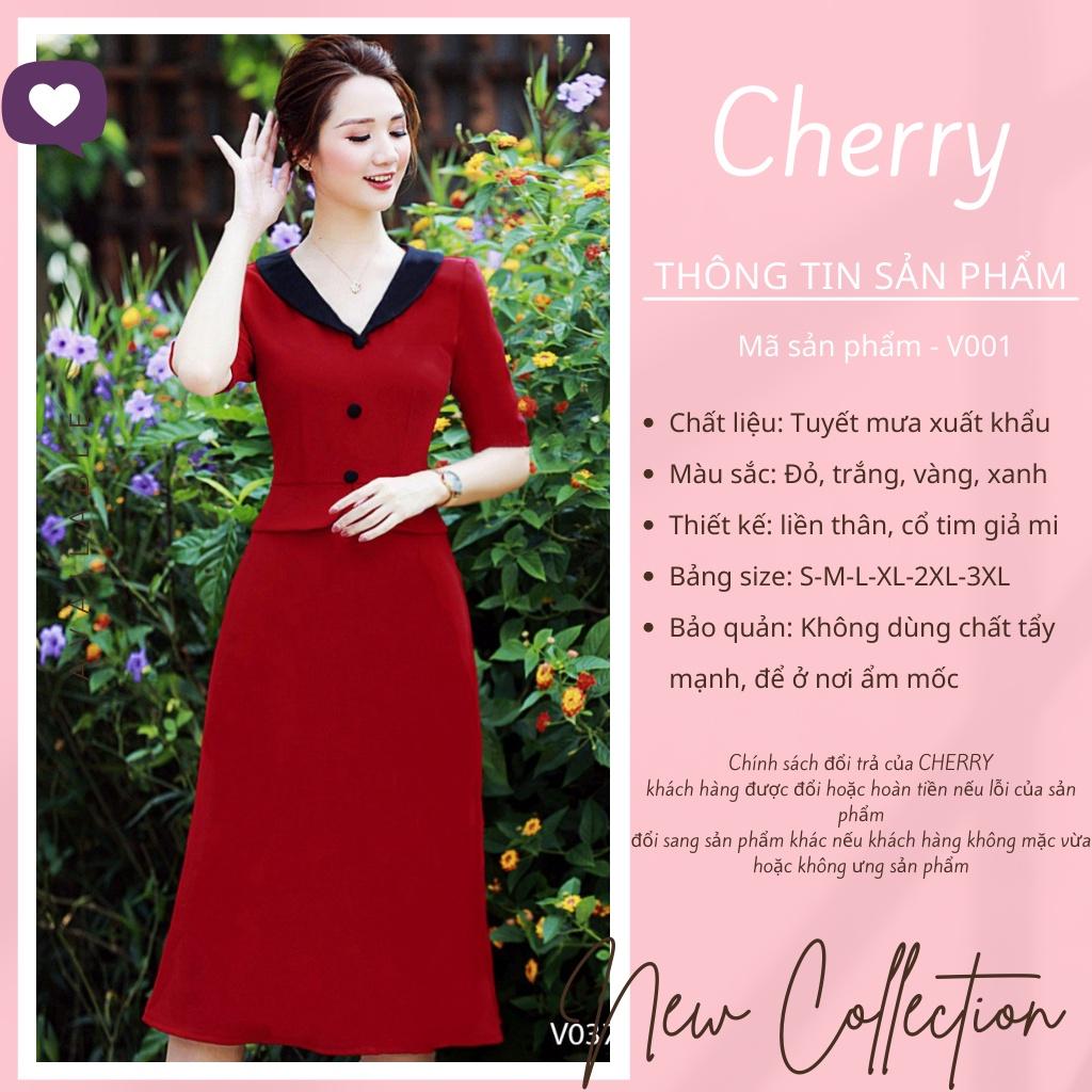 Váy liền thân dáng dáng maxi cực đẹp - một trong những chiếc váy thiết kế của Cherry Store - V037