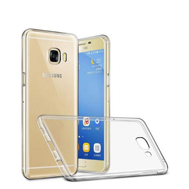 Ốp lưng dành cho Samsung Galaxy C9 Pro silicon dẻo trong suốt cao cấp loại A+