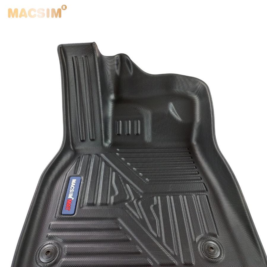 Thảm lót sàn xe ô tô Audi Q5 2018- nay nhãn hiệu Macsim - chất liệu nhựa TPE đúc khuôn cao cấp - màu đen