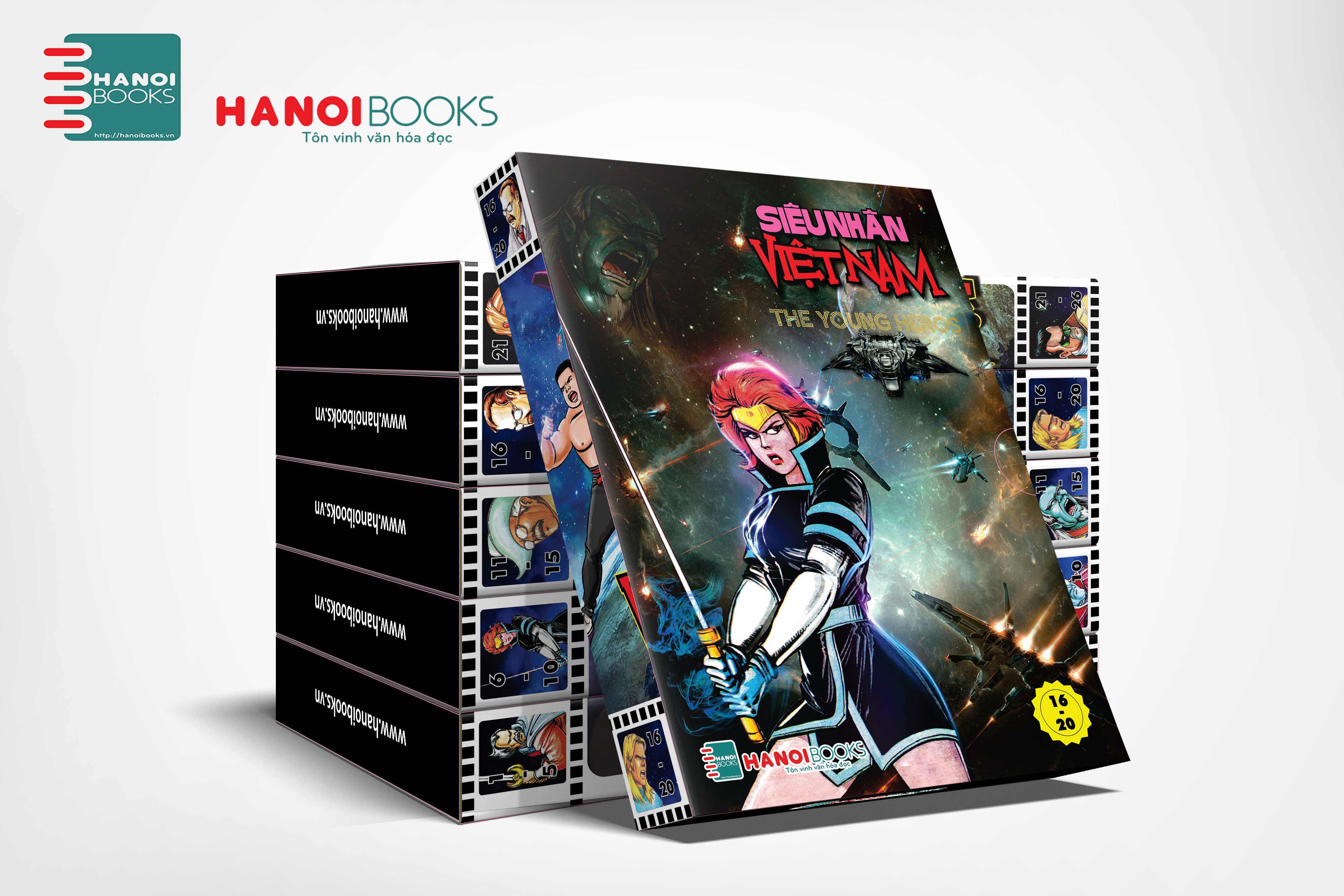 COMBO 1:  5 Boxset Siêu Nhân Việt Nam ( Từ tập 1 đến tập 26 )