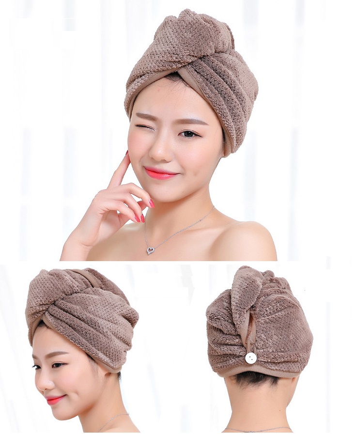 Khăn Ủ Tóc Sau Khi Gội Giao Màu Ngẫu Nhiên