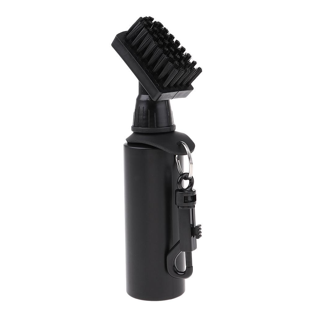 2 Golf Club Brush Golf Cleaning Brush Groove Self-Contained Water with Clip