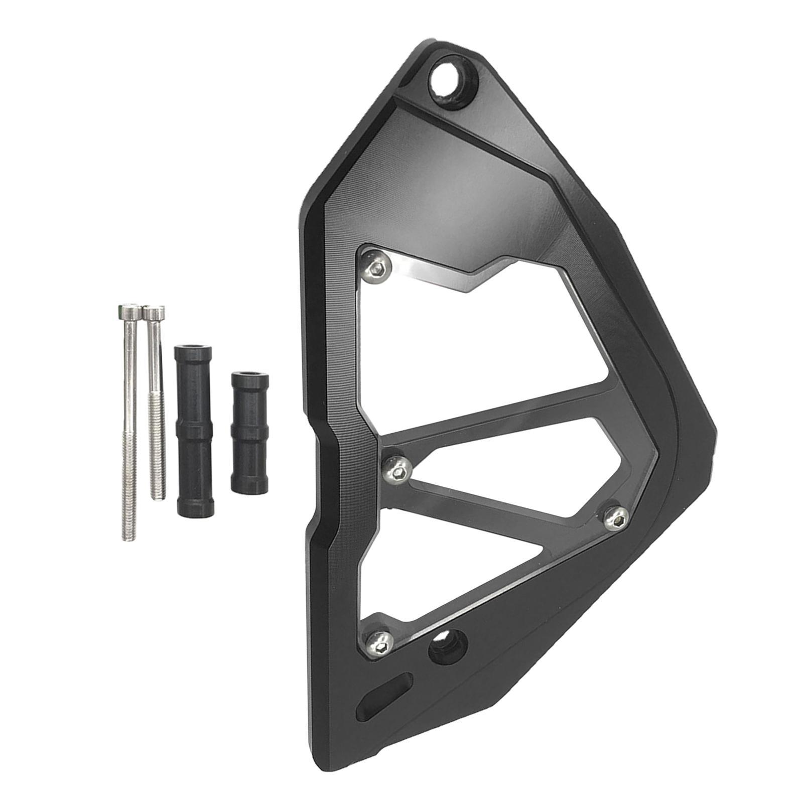 Front Sprocket Cover Chain Guard Kit for Z250 2013-2017 Black