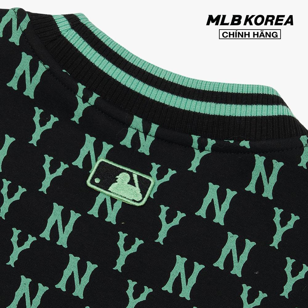 MLB - Áo sweatshirt tay dài phom suông Classic Monogram Front Brushed Overfit 3AMTM0926-50BKS