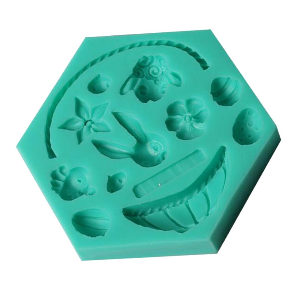Rabbit DIY Silicone Cake Mold Cake Decor Fondant Chocolate Mould