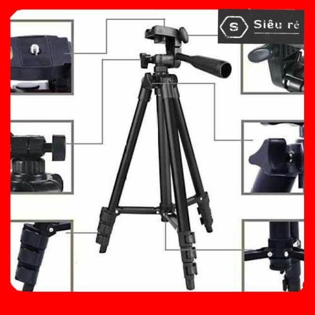 GẬY CHỤP HÌNH TRIPOD 3120 Chân Giá Đỡ Máy Chụp Hình Cao Cấp