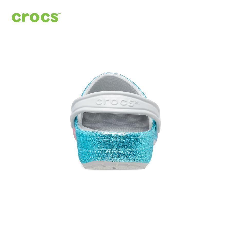 Giày lười trẻ em Crocs FW Classic Clog Kid Glitter Shimmer/Multi - 206993-0ZT