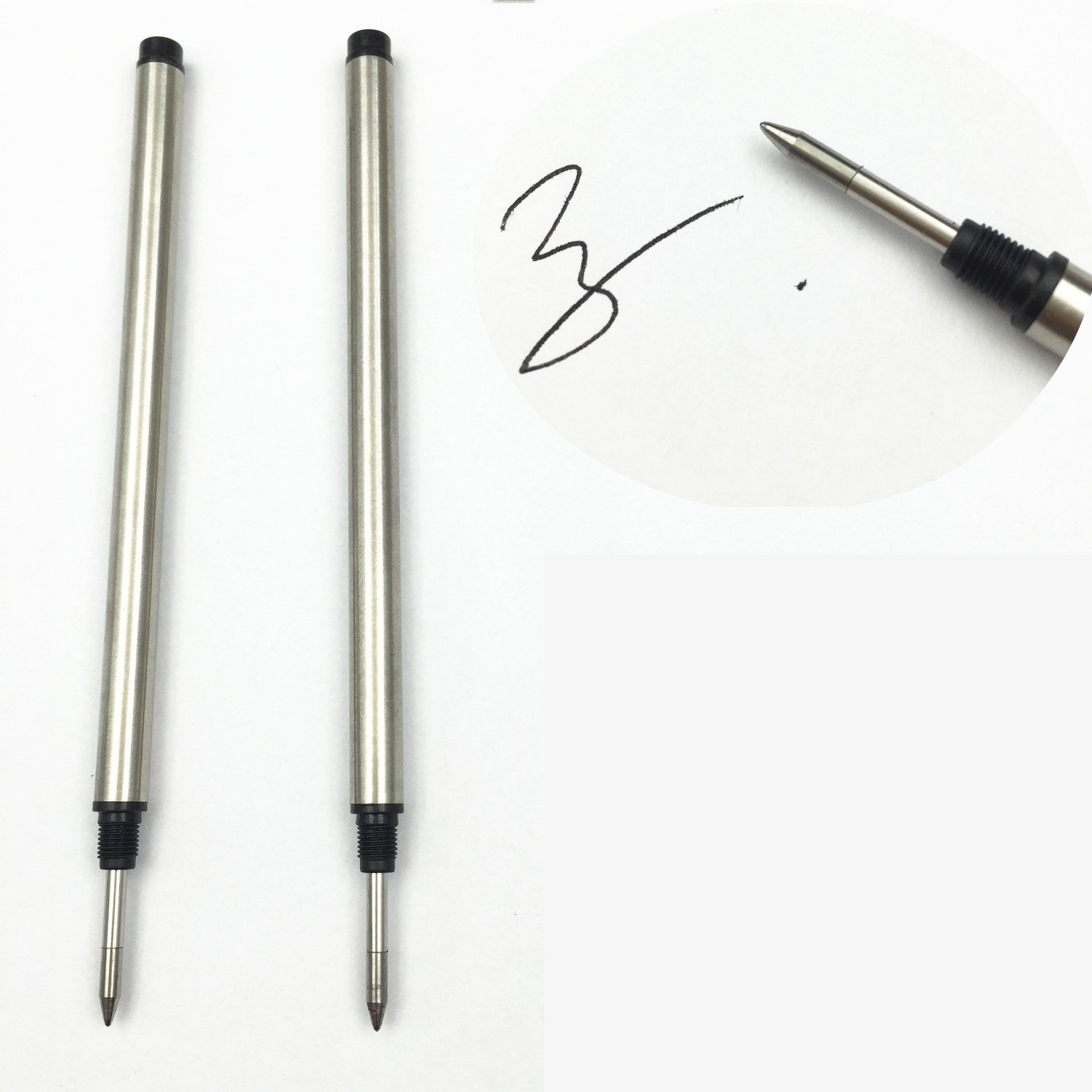 Combo 3 Ruột bút bi có ren xoáy cho các dòng bút Parker, Montblanc. Picasso, Lamy – Trơn mượt