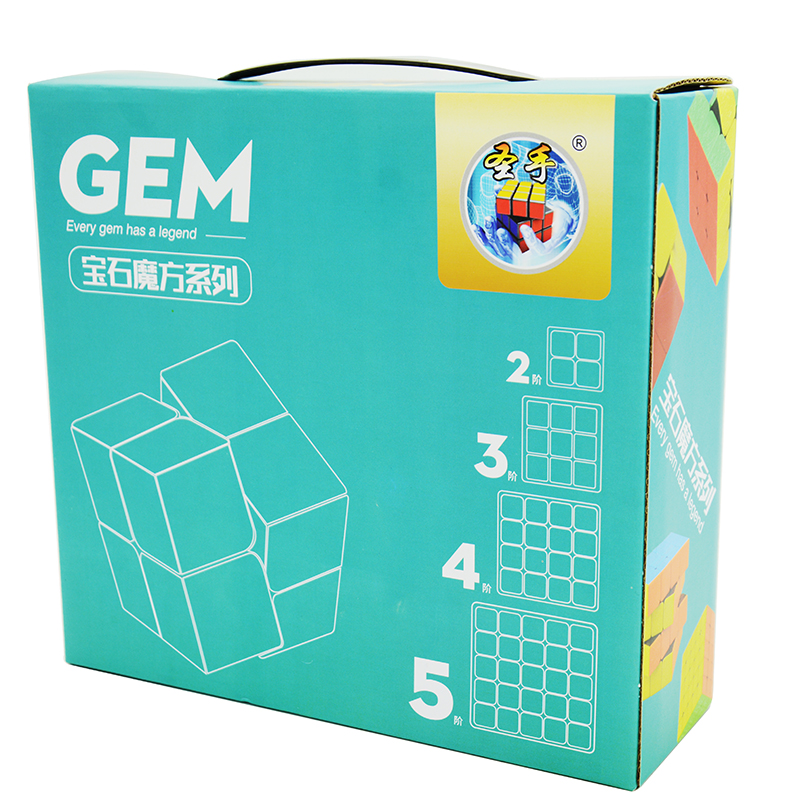 Combo 4 Rubik Shengshou Gift Package Gem