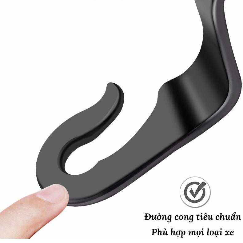 Móc treo đồ chữ s phía sau ghế ô tô tiện lợi