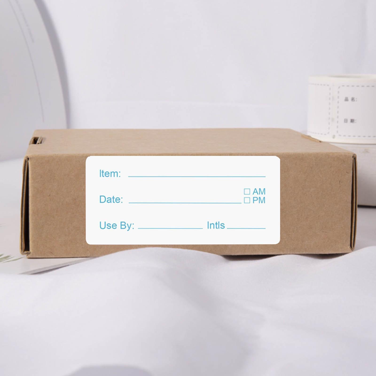 2 Rolls 1000x Refrigerator Freezer Food Labels Meal Prep Date Mark Stickers